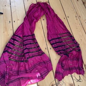 Pink scarf